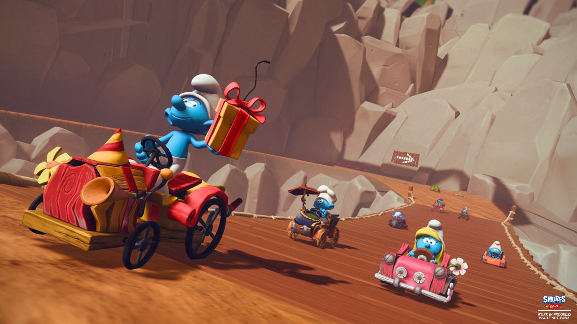 Imagem para Smurfs Kart anunciado para a Nintendo Switch