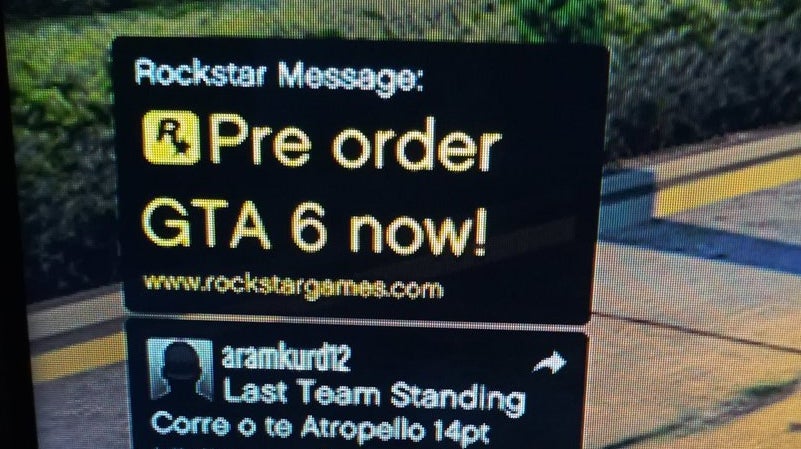 Image for Someone hacked GTA Online to tease a fake GTA6 release date