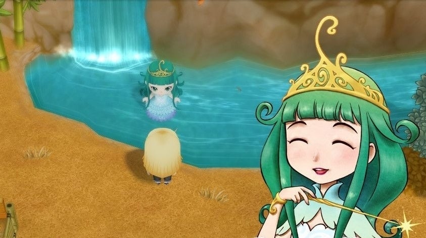 Image for Story of Seasons Harvest Goddess: location, marriage requirements and gift giving rewards in Friends of Mineral Town explained