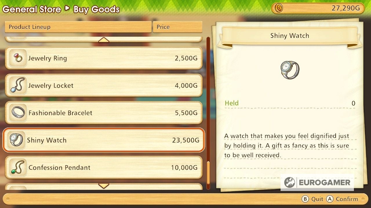 Story of Seasons Gift Giving  Universally liked gifts and preferred gifts for every character in Pioneers of Olive Town explained - 77