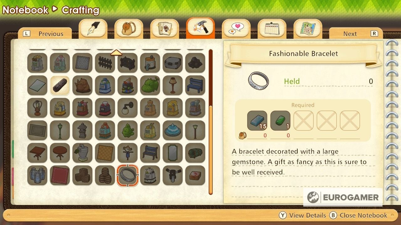 Story of Seasons Gift Giving: Universally liked gifts and preferred ...
