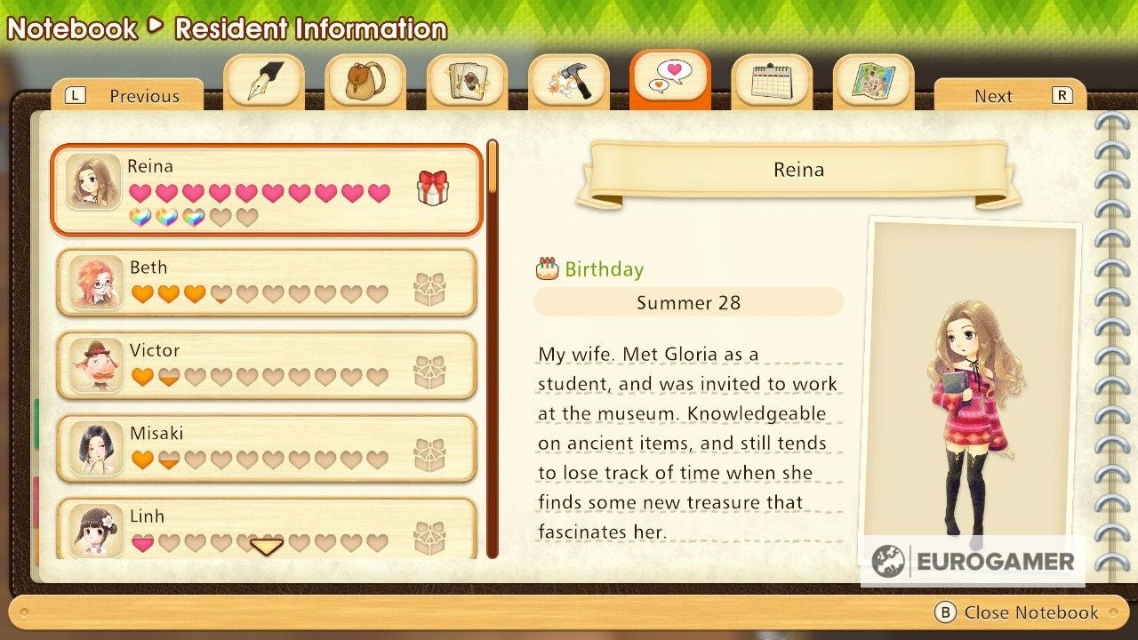 Story of Seasons Marriage Candidates  Marriage and romance requirements  Heart Scenes and every bachelorette and bachelor in Pioneers of Olive Town listed - 77
