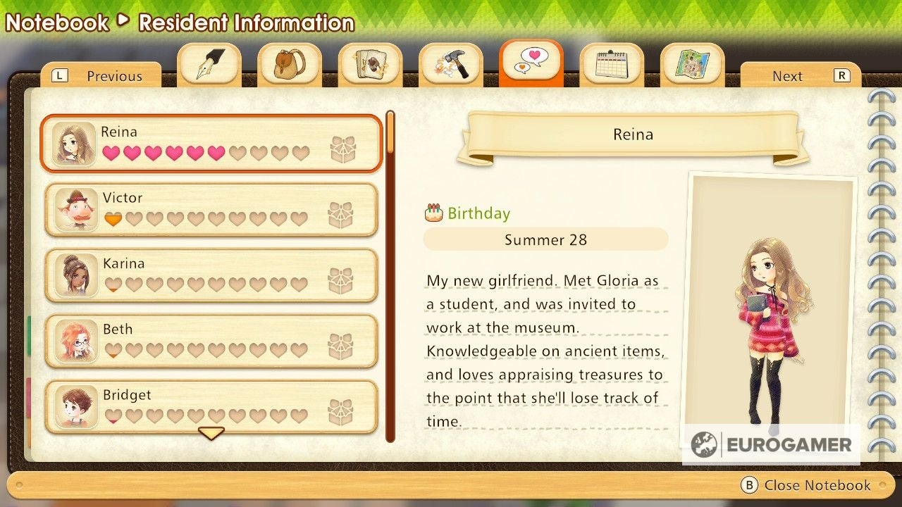 Story of Seasons Marriage Candidates  Marriage and romance requirements  Heart Scenes and every bachelorette and bachelor in Pioneers of Olive Town listed - 91