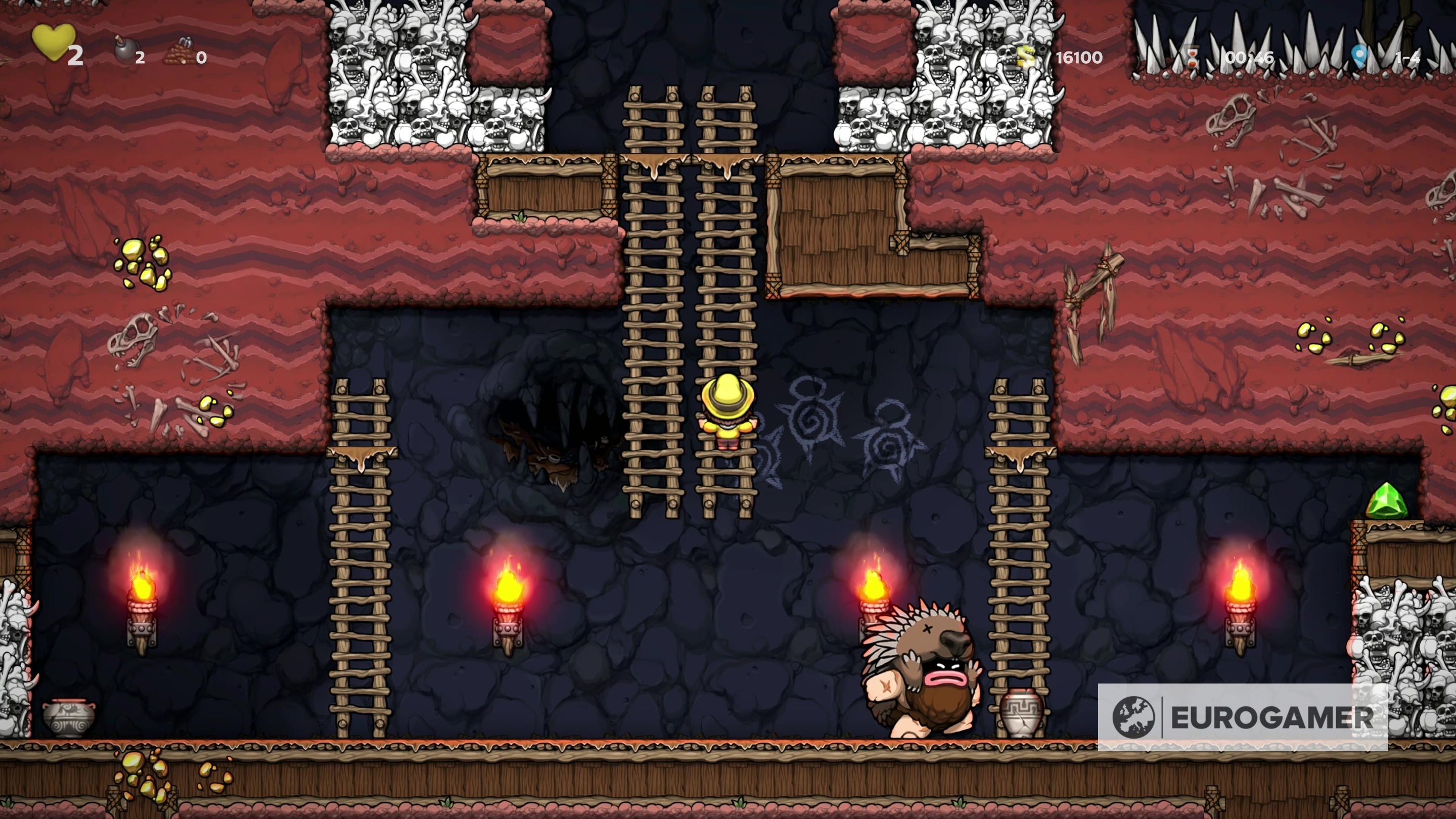 Spelunky 2 bosses  Strategies for Quillback and other bosses explained - 52