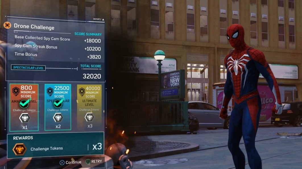 Image for Spider-Man Challenge Tokens explained - how to Complete Taskmaster Challenges and earn Ultimate Level score