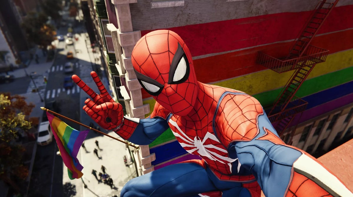 Obrazki dla Mod usuwał flagi LGBT ze Spider-Man na PC. Twórca otrzymał bana, a mod wykasowano