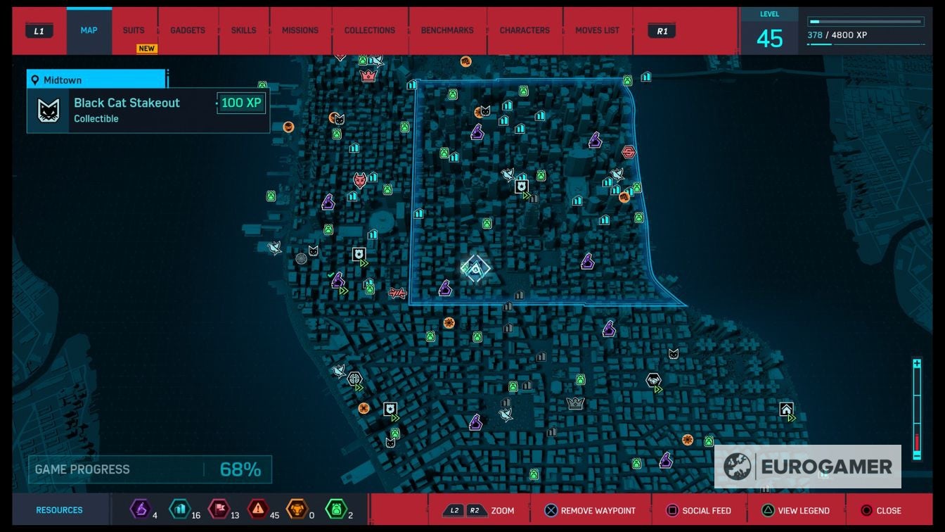 All Spider Man Black Cat stakeout locations - 80