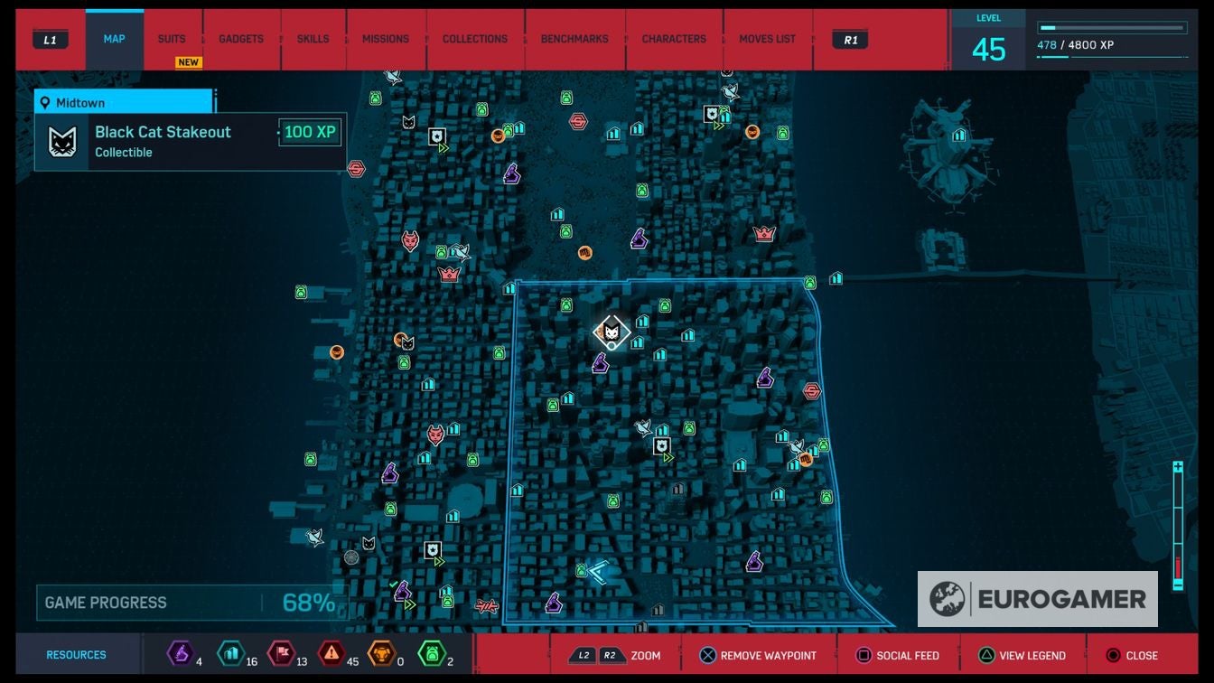 All Spider Man Black Cat stakeout locations - 68