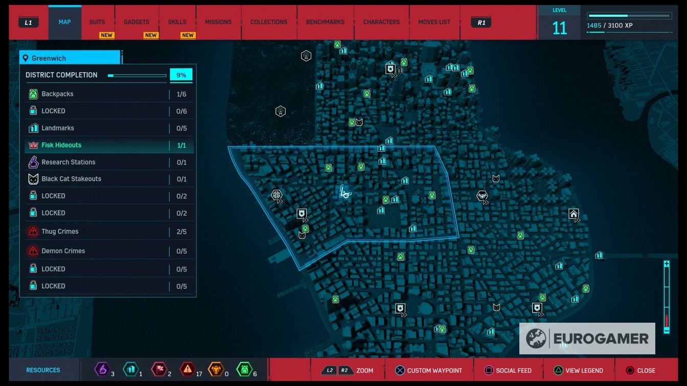 All Spider Man Black Cat stakeout locations - 56