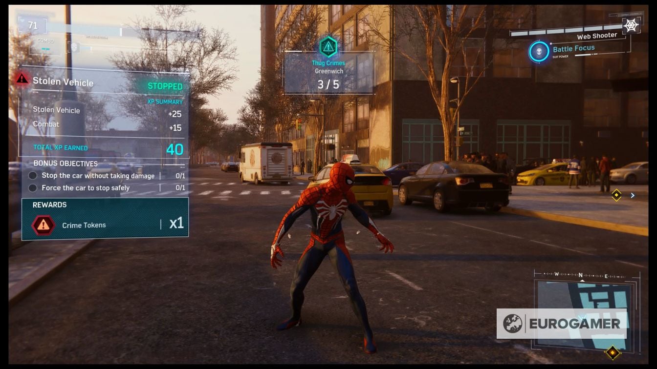 How to get Crime Tokens and resolve crimes in Spider Man - 39