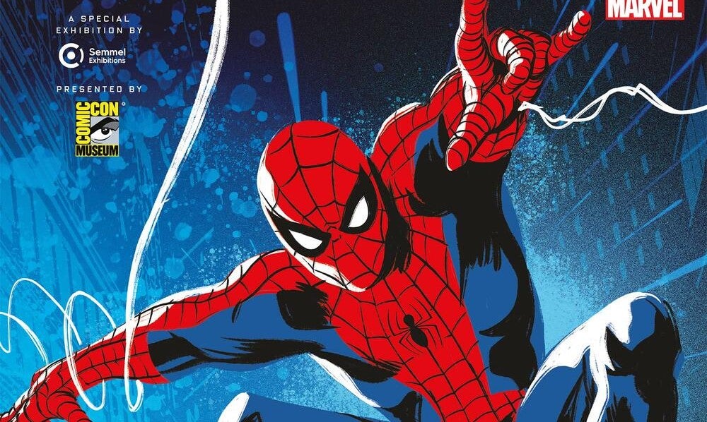 Cropped Spider-Man San Diego Comic Con museum poster