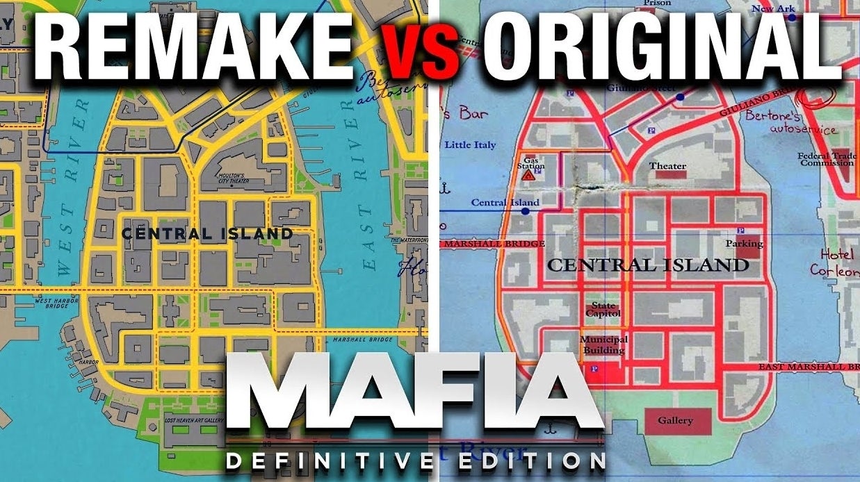 Image for Srovnání původní mapy z Mafia 1 s remakem