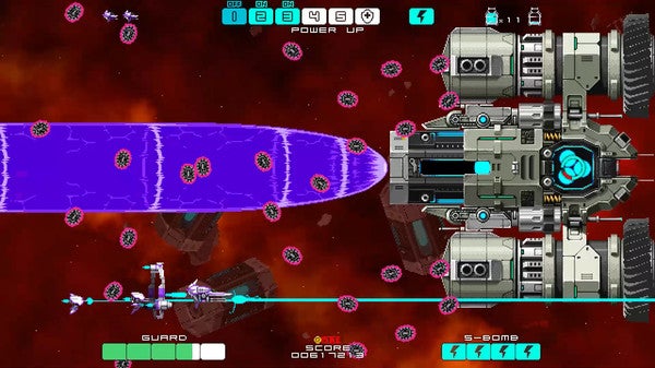 Image for Drainus review - the most spectacular side-scrolling shooter since Gradius 5