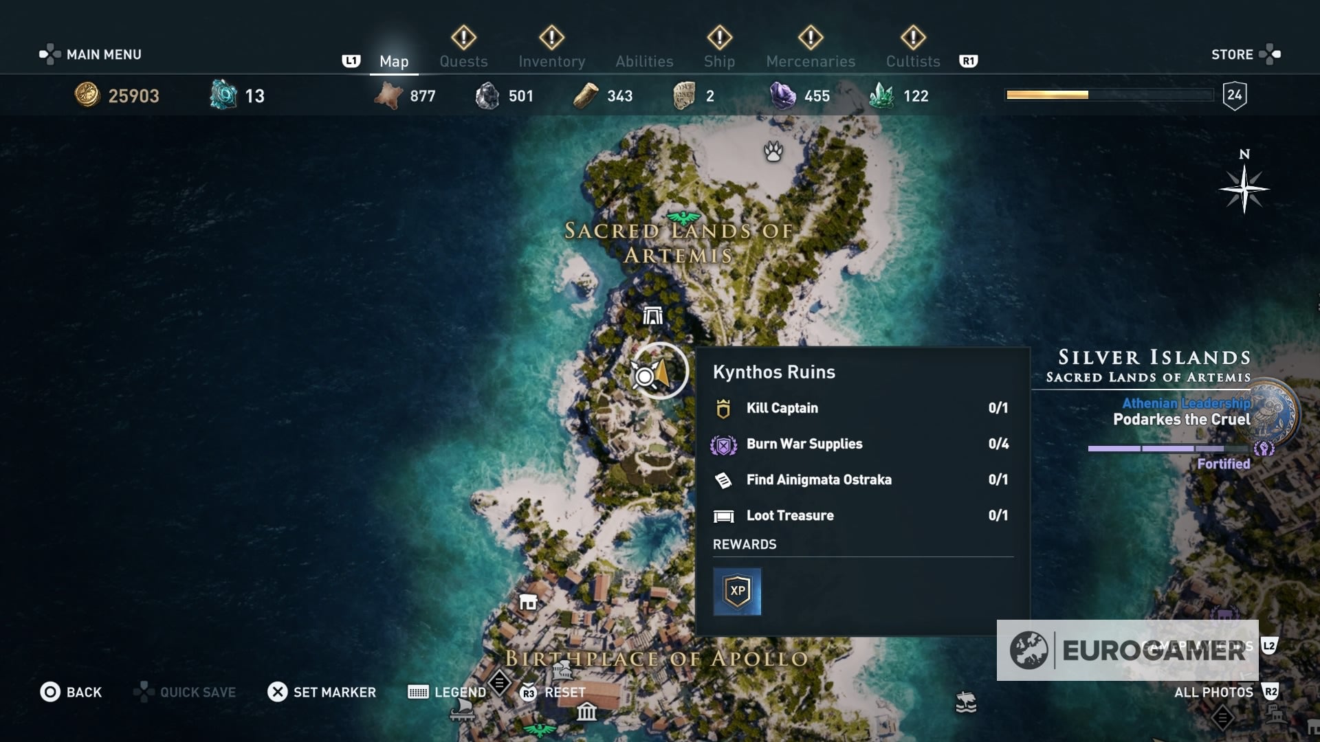 Assassin's Creed Odyssey - Needle in a Haystack, Grave Discovery riddle solutions and where to the Sunken Wreck Datis, Kynthos Ruins tablets |