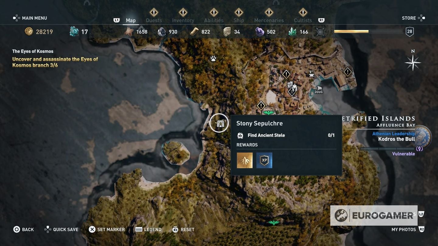 Assassin s Creed Odyssey tomb locations   Ancient Steles  Tomb of Alkathous  Tomb of the First Pythia and all tombs explained - 14