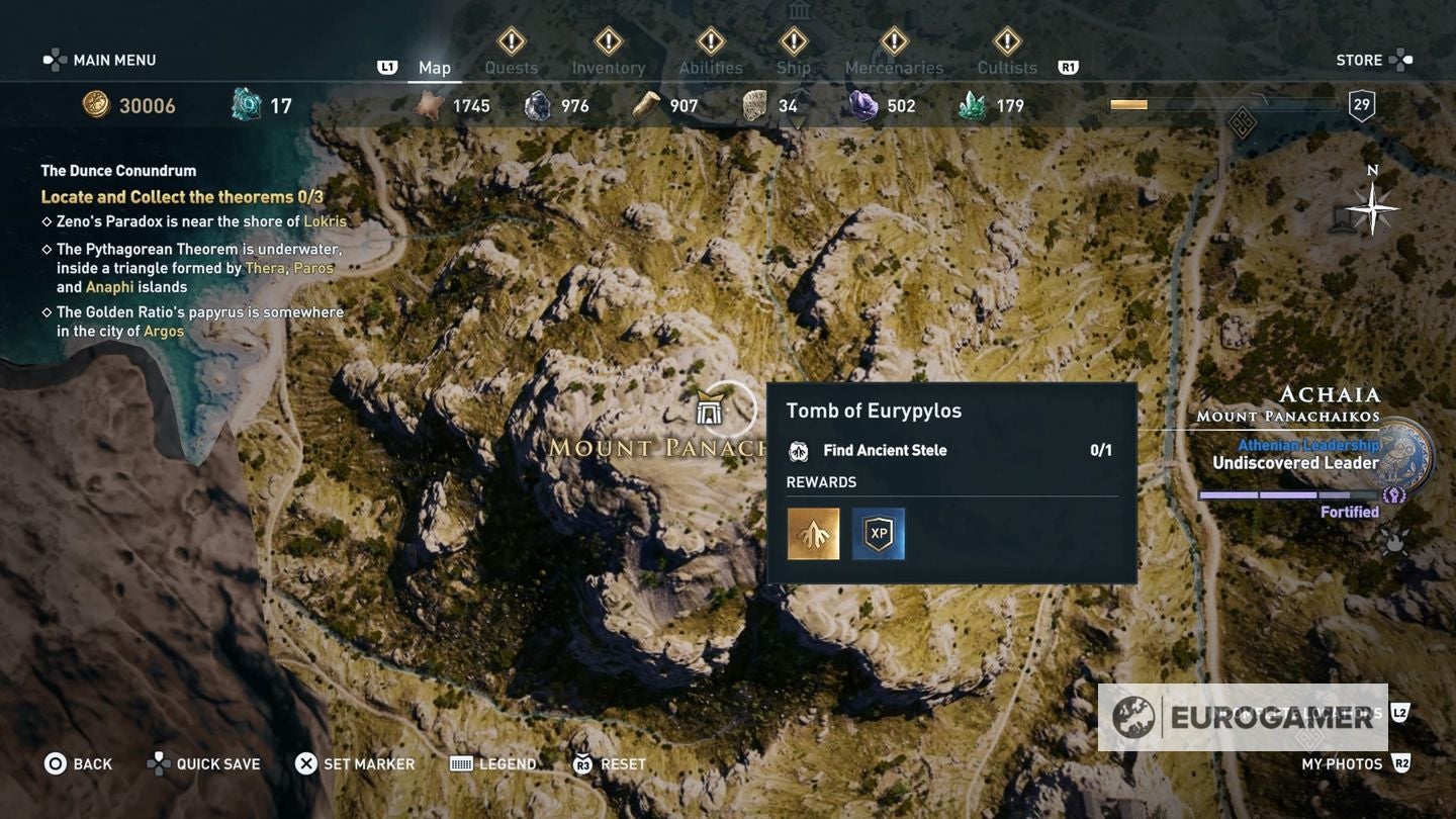 Assassin s Creed Odyssey tomb locations   Ancient Steles  Tomb of Alkathous  Tomb of the First Pythia and all tombs explained - 89