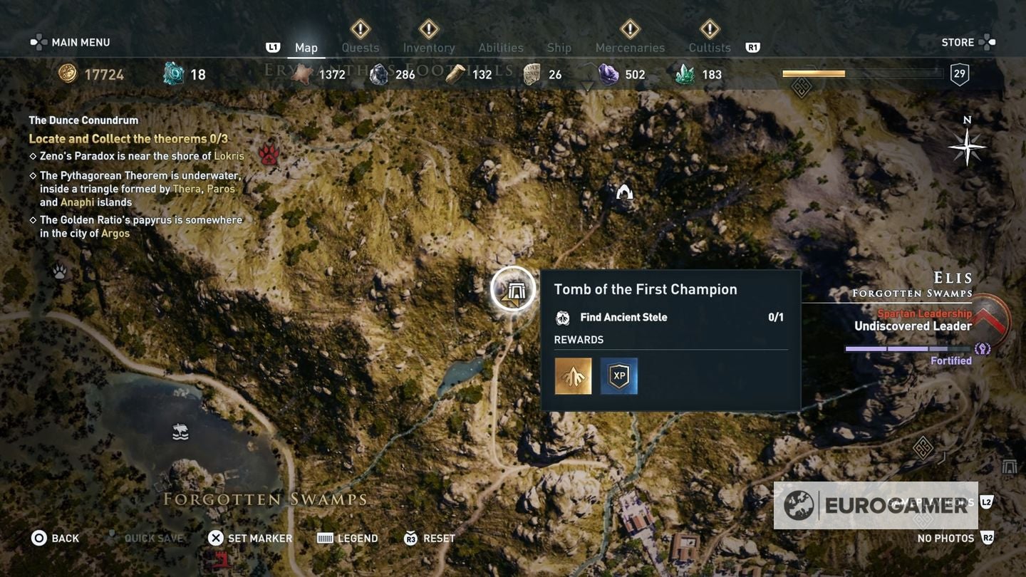 Assassin s Creed Odyssey tomb locations   Ancient Steles  Tomb of Alkathous  Tomb of the First Pythia and all tombs explained - 95