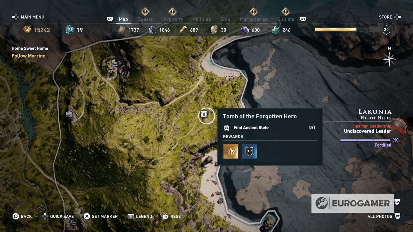 Assassin s Creed Odyssey tomb locations   Ancient Steles  Tomb of Alkathous  Tomb of the First Pythia and all tombs explained - 89