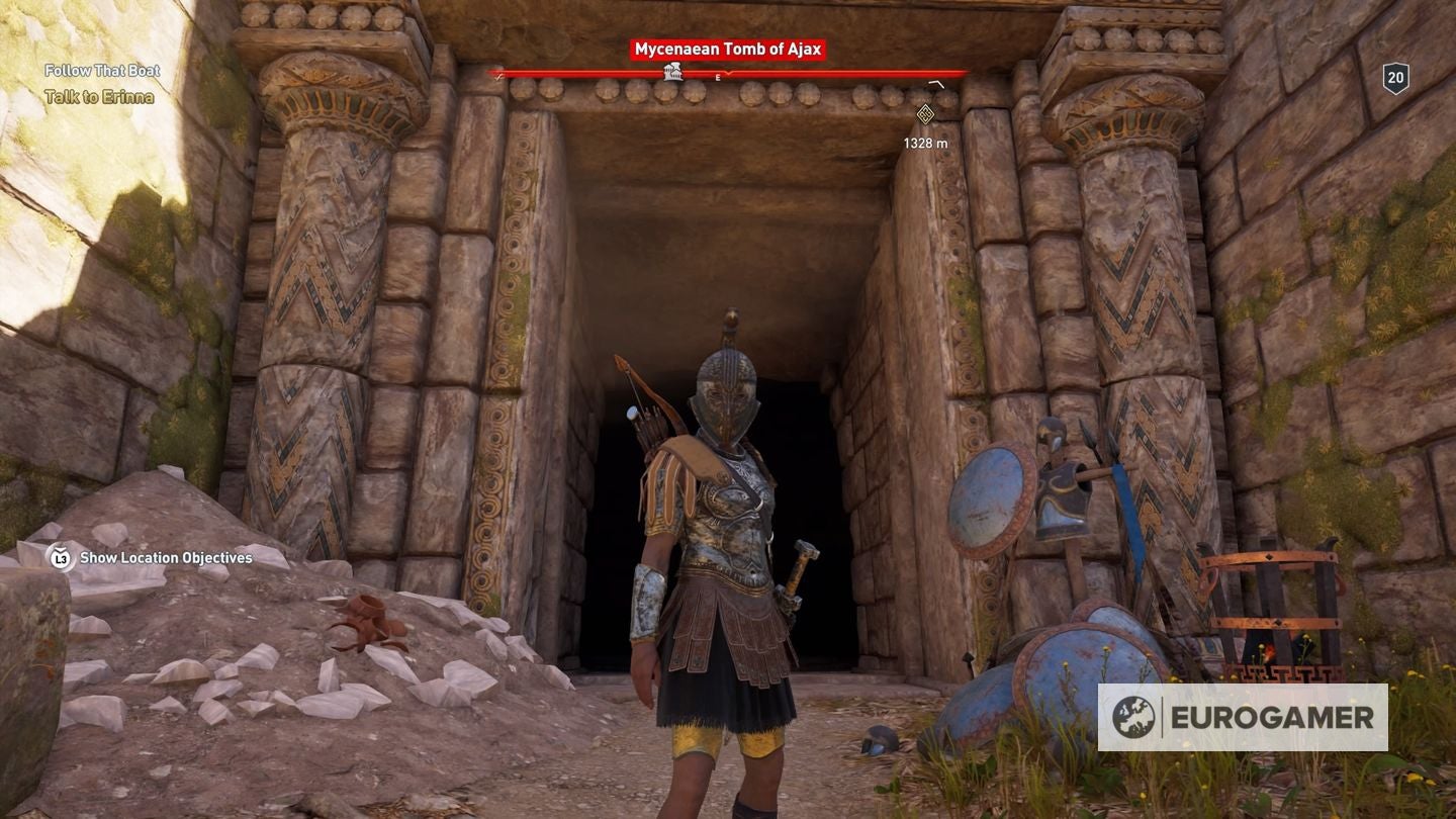 Assassin s Creed Odyssey tomb locations   Ancient Steles  Tomb of Alkathous  Tomb of the First Pythia and all tombs explained - 94