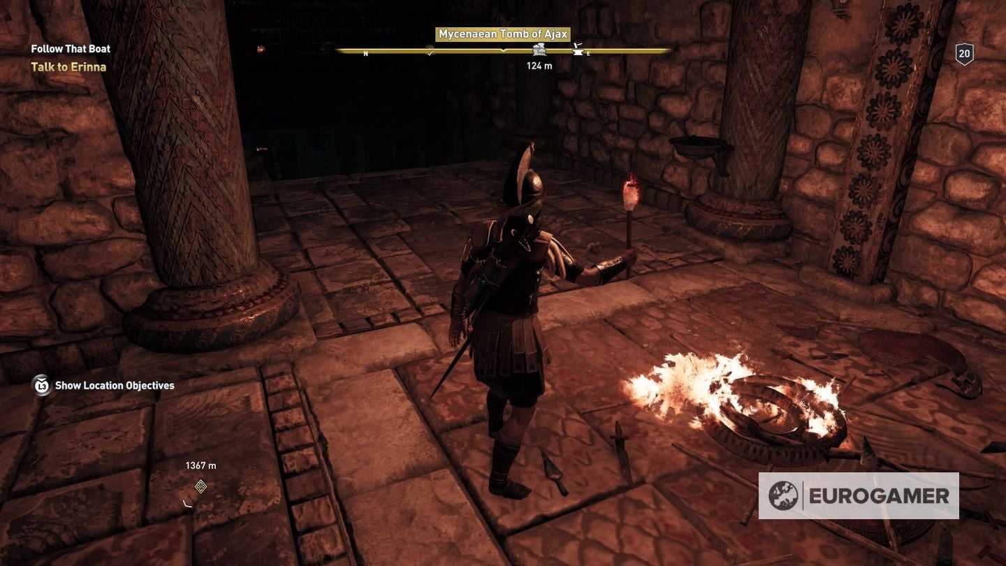 Assassin s Creed Odyssey tomb locations   Ancient Steles  Tomb of Alkathous  Tomb of the First Pythia and all tombs explained - 14