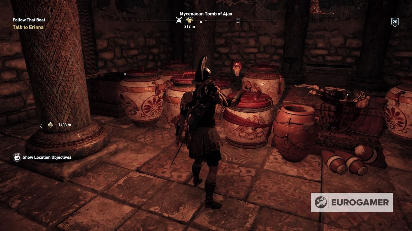 Assassin s Creed Odyssey tomb locations   Ancient Steles  Tomb of Alkathous  Tomb of the First Pythia and all tombs explained - 70