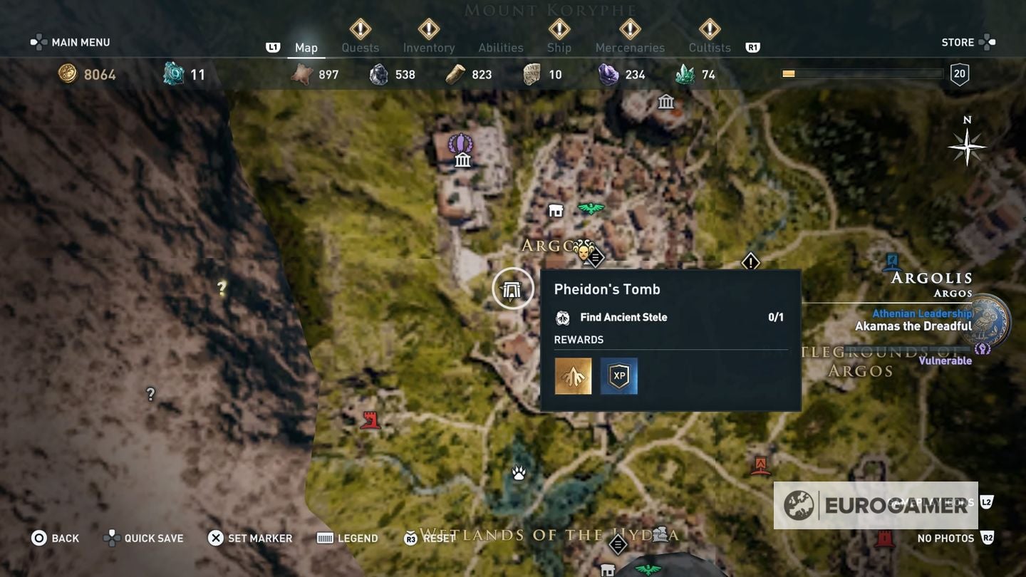 Assassin s Creed Odyssey tomb locations   Ancient Steles  Tomb of Alkathous  Tomb of the First Pythia and all tombs explained - 89