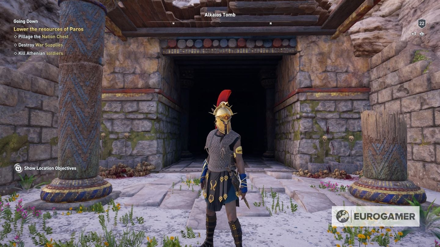 Assassin s Creed Odyssey tomb locations   Ancient Steles  Tomb of Alkathous  Tomb of the First Pythia and all tombs explained - 50