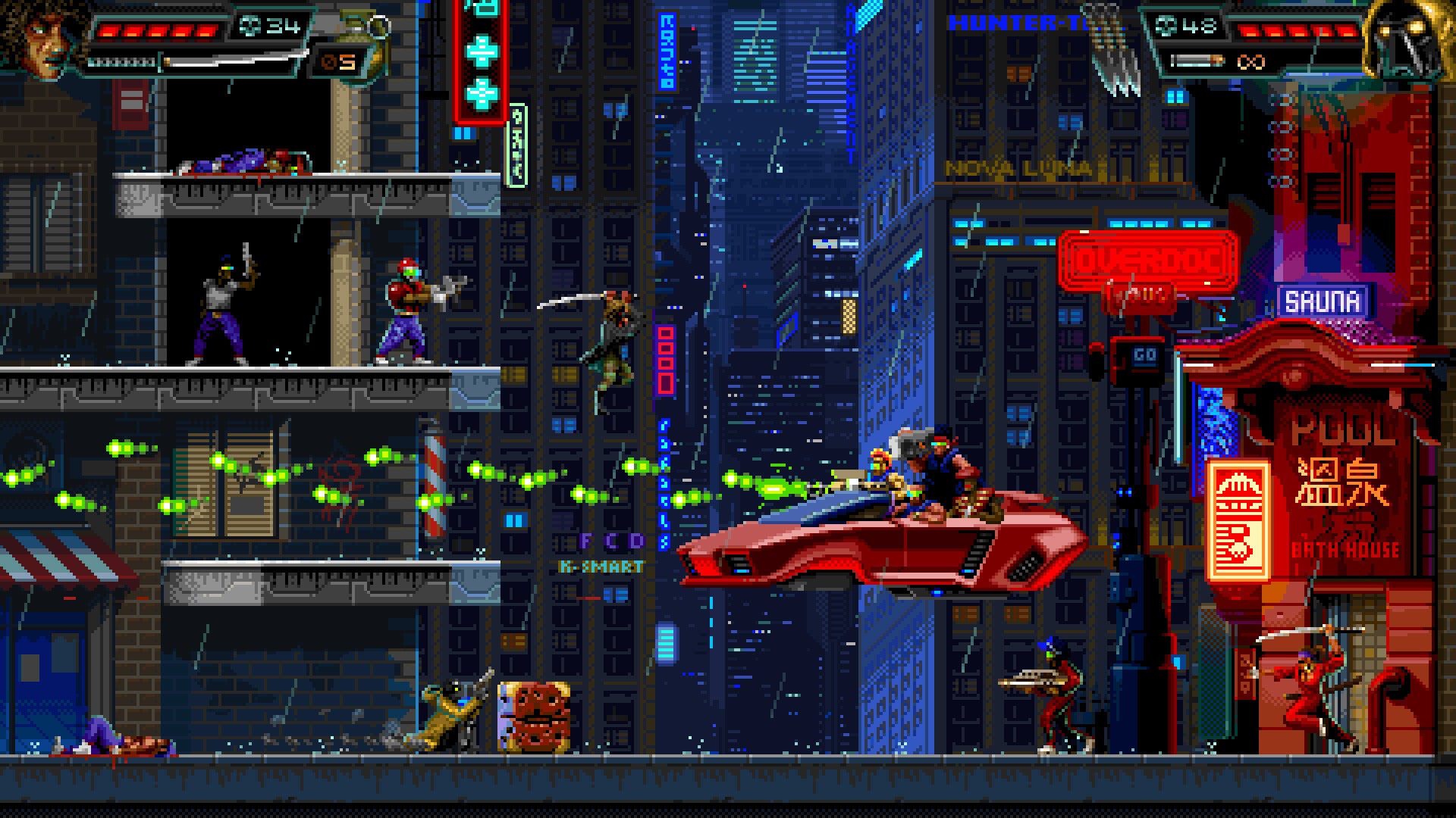 Huntdown review   pulpy 2D brilliance - 80