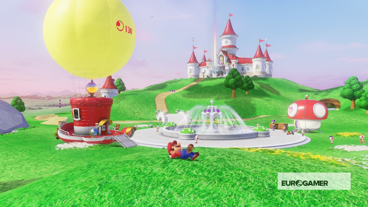 Super Mario Odyssey Talk To Toad At The Castle Archivist Toadette Achievements And What To Do In Super Mario Odyssey S End Game Eurogamer Net