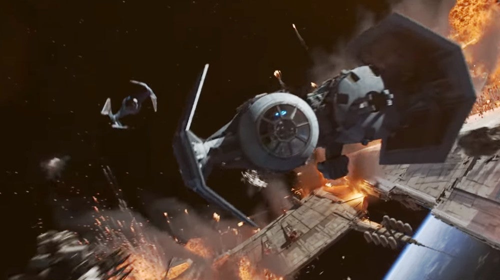 Obrazki dla Pełna akcji animacja wprowadza do fabuły Star Wars Squadrons