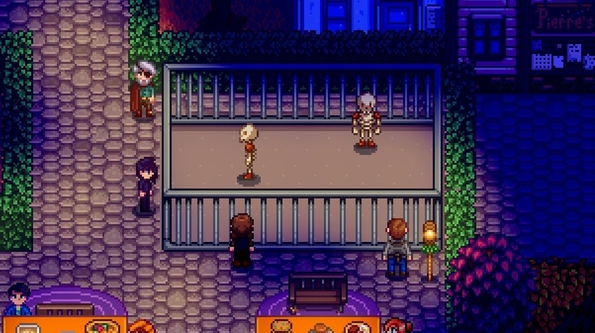Stardew Valley Spirit's Eve, including the Haunted Maze and Golden