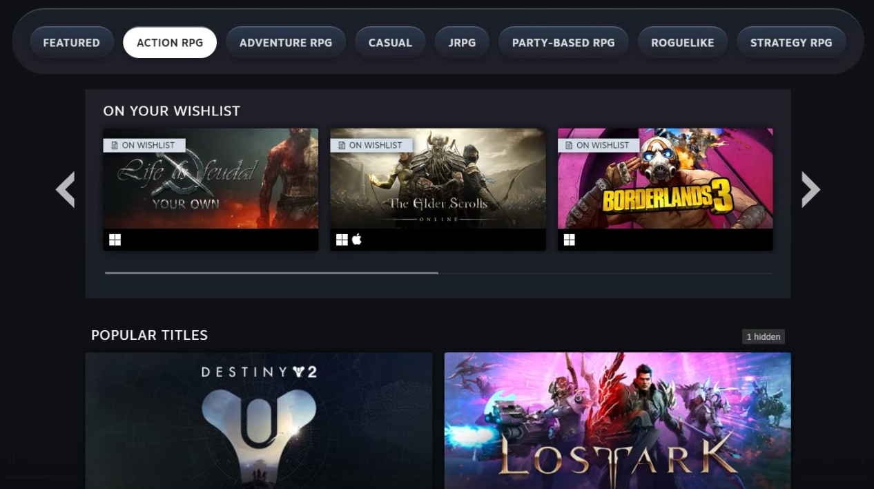 Image for Steam fully launches Store Hubs feature