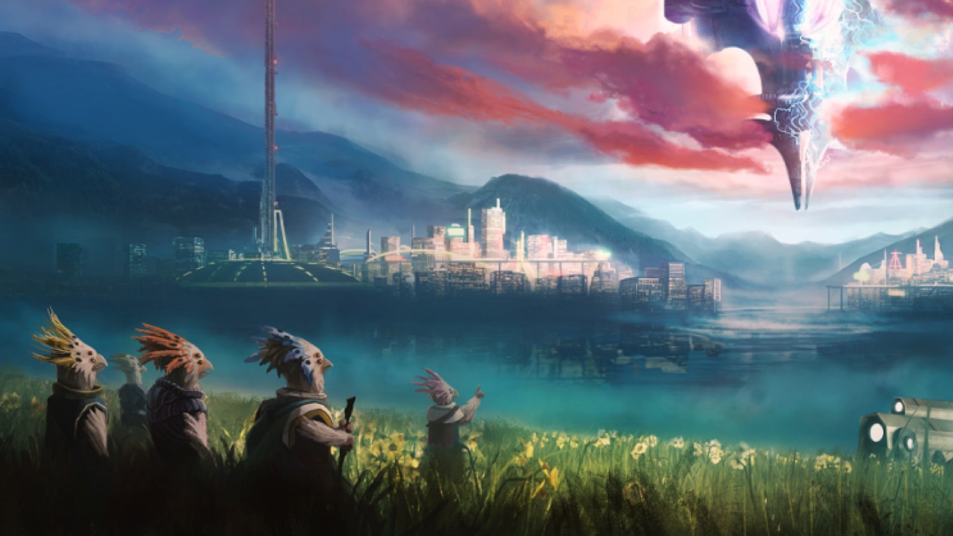 Image for Stellaris' First Contact DLC is all about encounters with pre-FTL civilisations