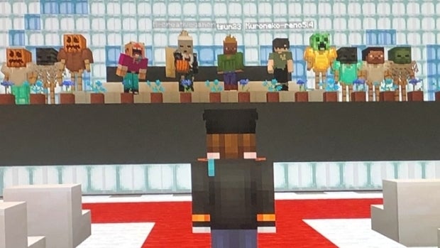 Image for Students hold graduation in Minecraft after their real-life ceremony got cancelled