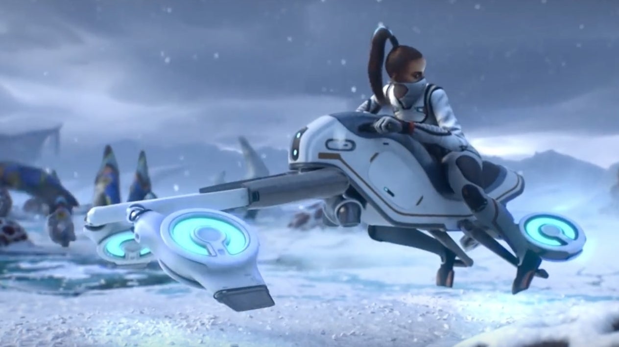 Image for Subnautica: Below Zero introduces series' first land vehicle in new Snowfox Update