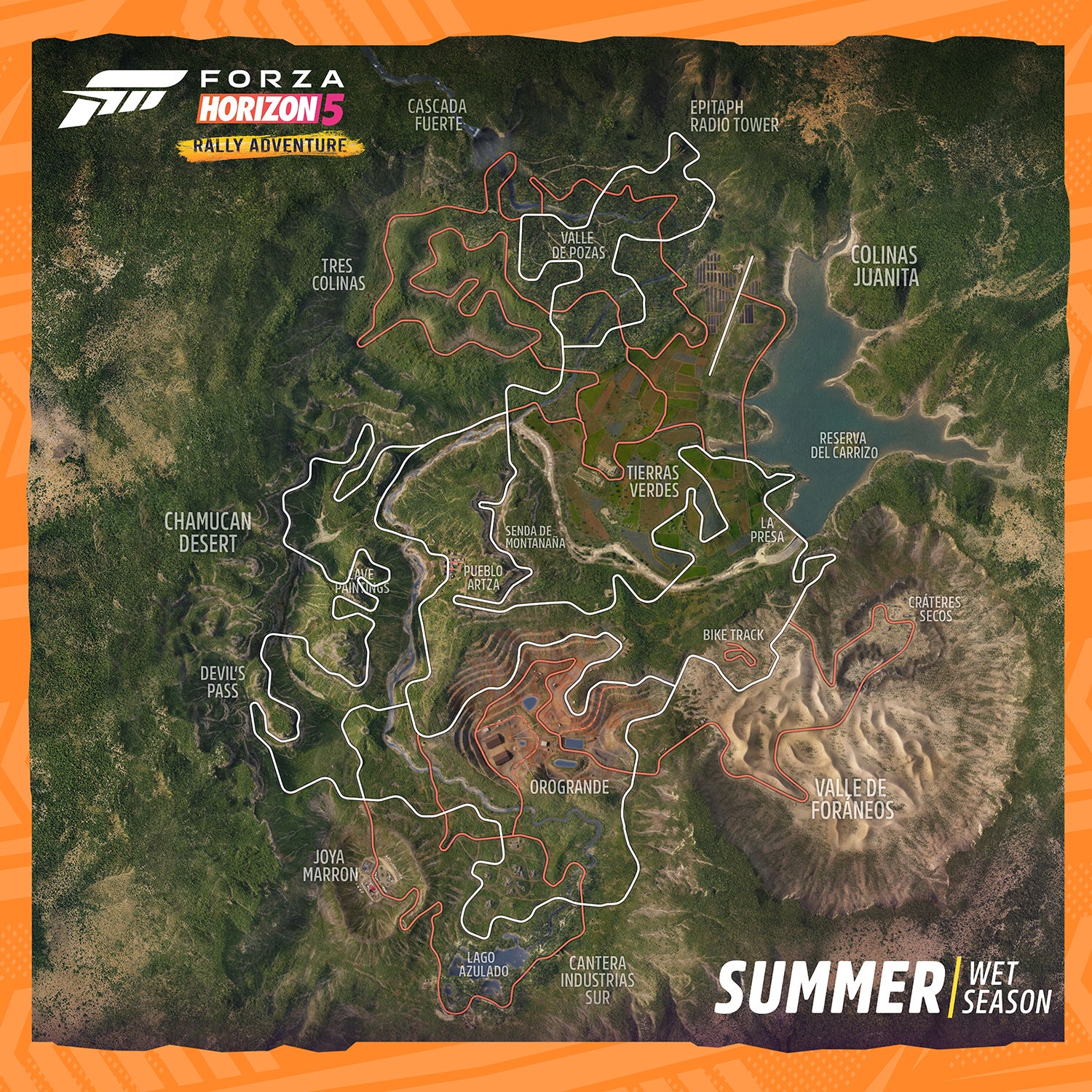 Image for Podívejte se na mapu Sierra Nueva z DLC Forza Horizon 5