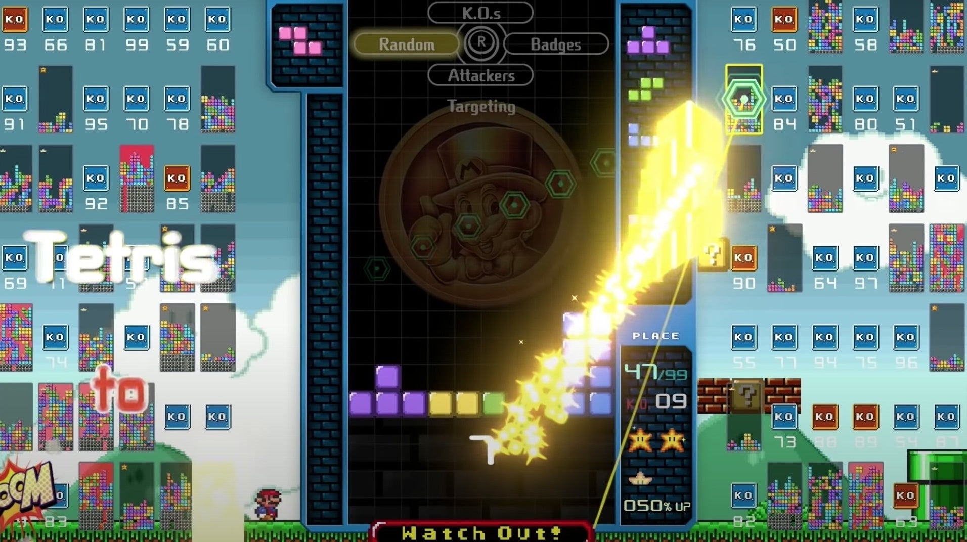 Image for Super Mario All-Stars heading to Tetris 99 this weekend in latest Grand Prix event