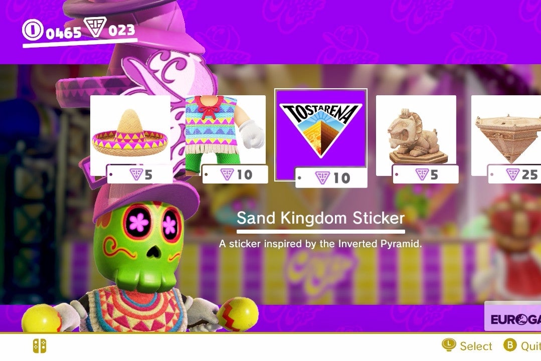 Image for Super Mario Odyssey Stickers list - sticker prices and how to unlock every sticky label in Super Mario Odyssey