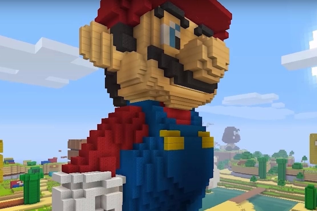 Image for Super Mario (officially) in Minecraft on Wii U