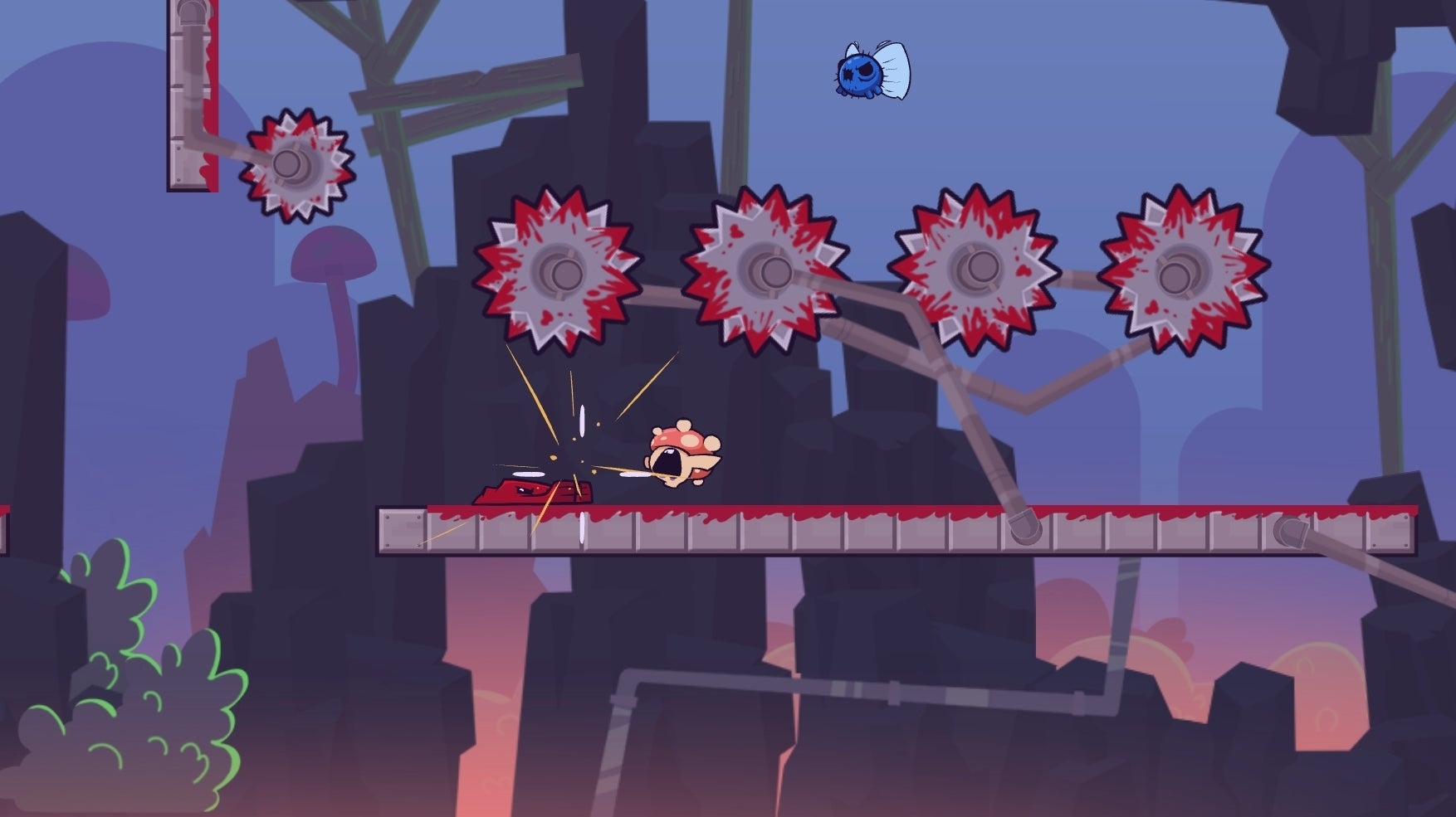 Image for Super Meat Boy Forever delayed, now launching "not too far after April"