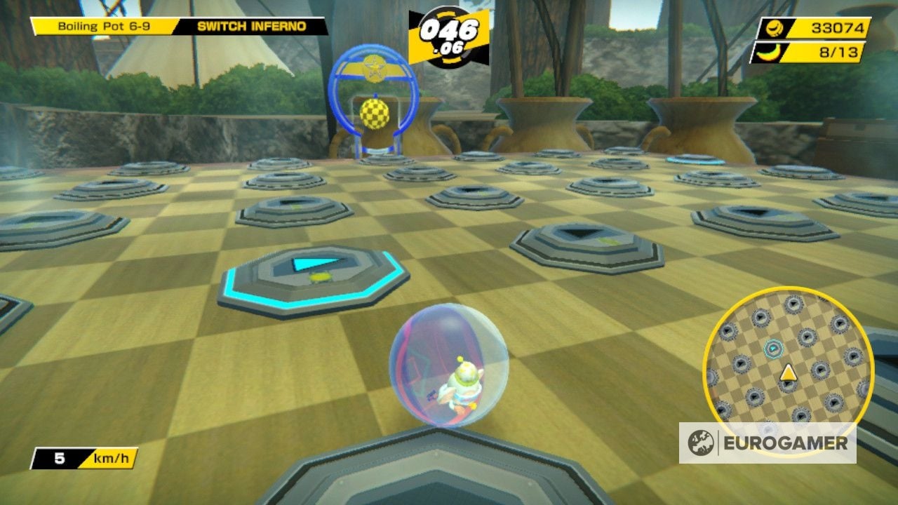 Super Monkey Ball  Switch Inferno  solution for Banana Mania and Super Monkey Ball 2 explained - 22