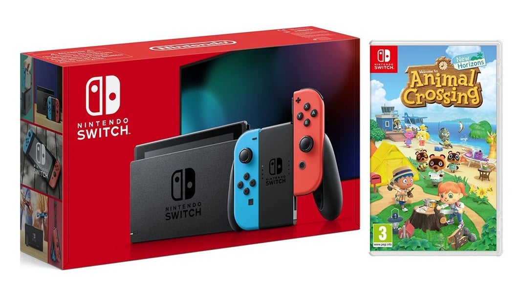 Here s a great price for a Nintendo Switch with Animal Crossing  New Horizons - 82