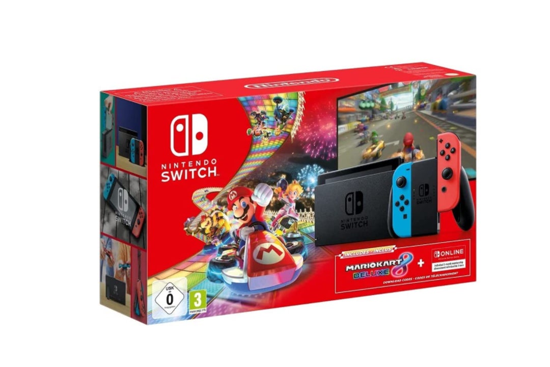 The excellent Nintendo Switch Mario Kart bundle is back in stock at Game - 94