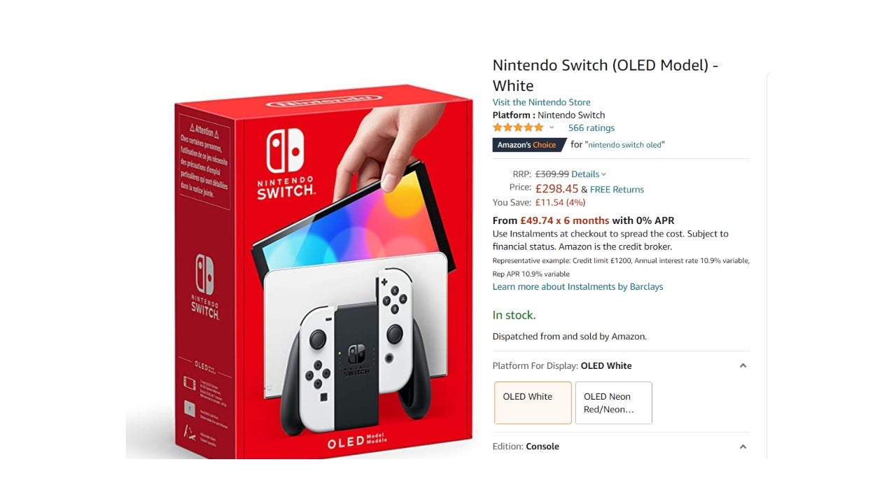 The Nintendo Switch OLED is on sale at Amazon - 33