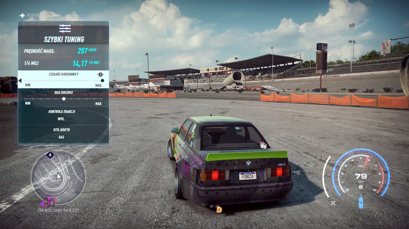 Obrazki dla Need for Speed Heat - szybki tuning: ustawienia w trakcie jazdy