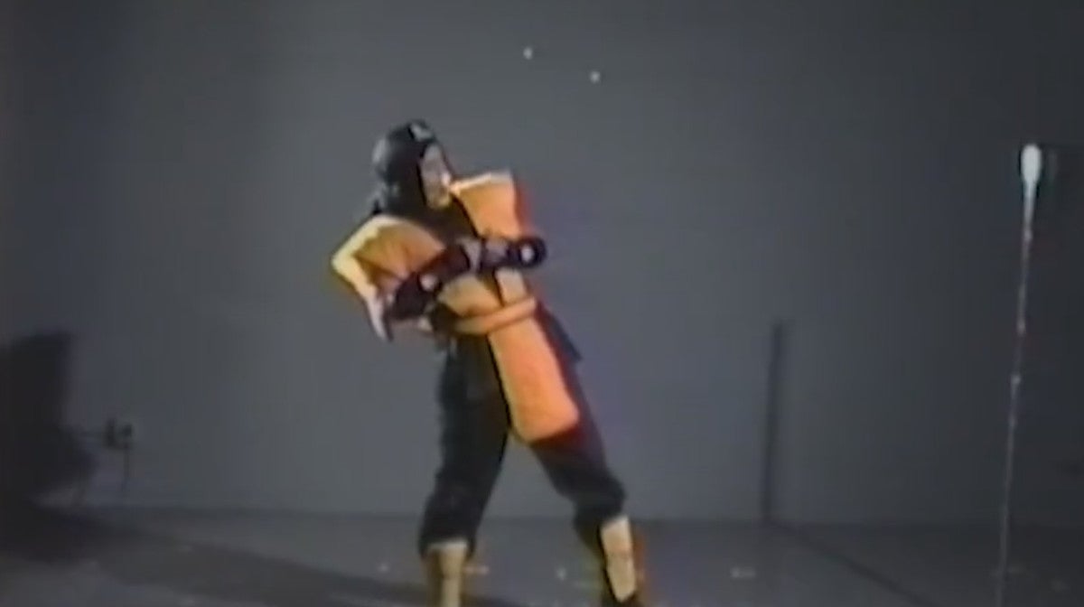 Obrazki dla Tak powstawał kultowy atak Scorpiona z Mortal Kombat - jest wideo zza kulis