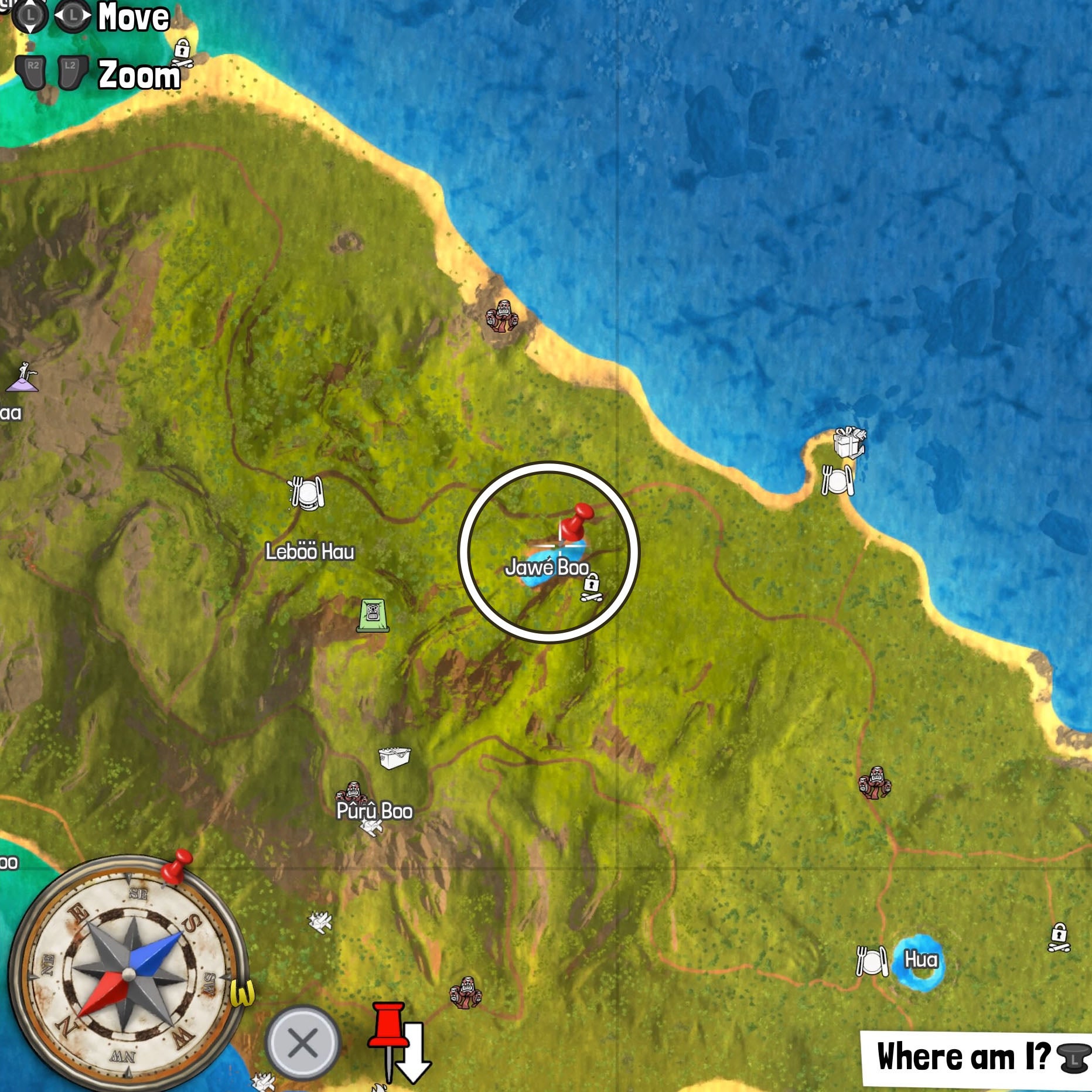 tchia dive challenge jawe boo map location