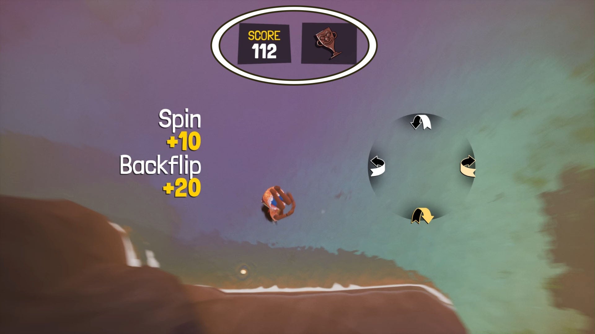 tchia dives off the board for the diving challenge