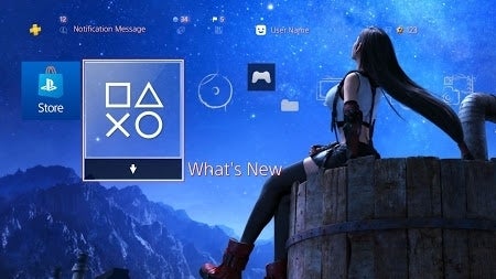 Imagem para Tema PS4 de Tifa em Final Fantasy 7 Remake gratuito na PS Store