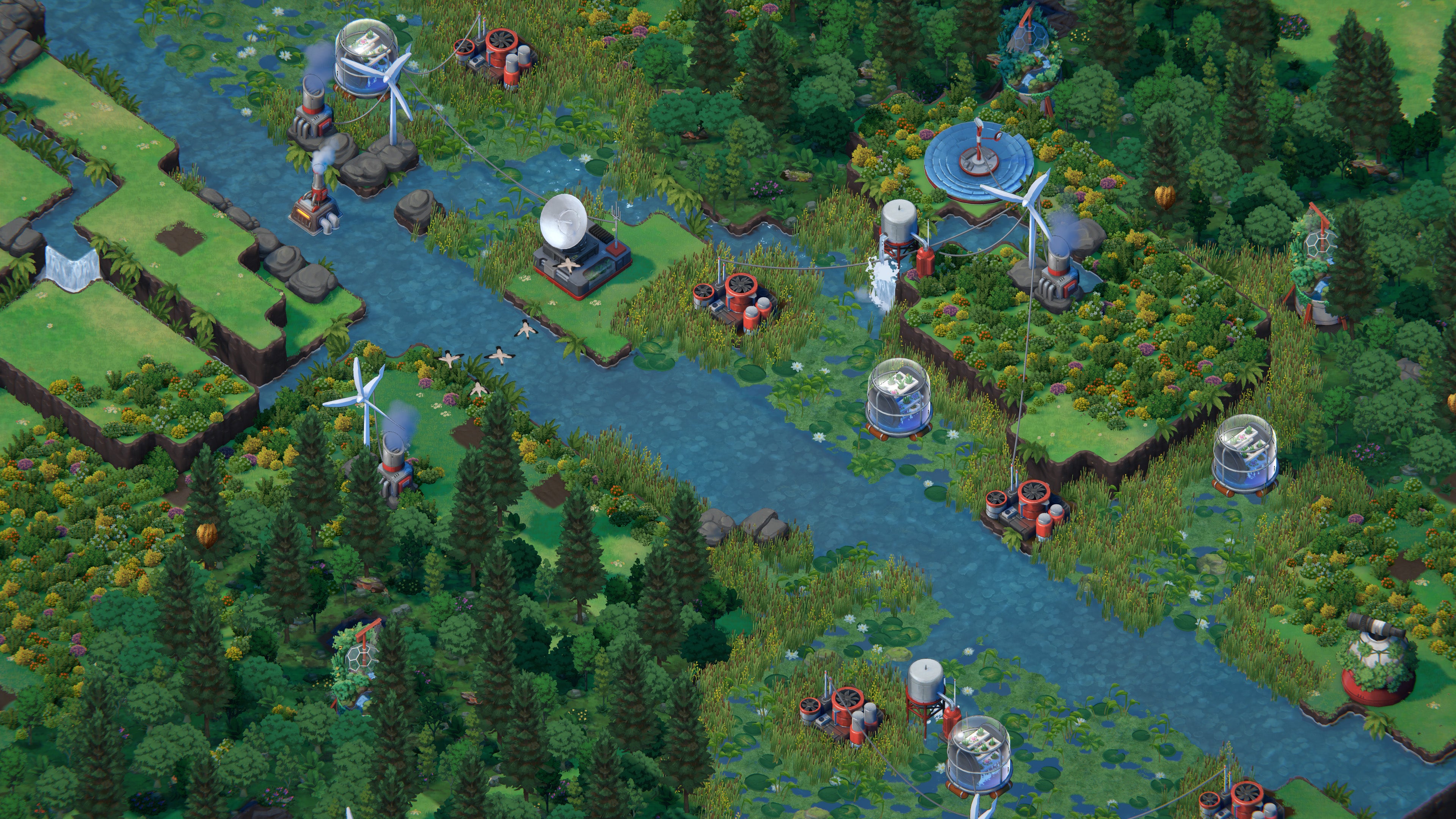 Image for Terra Nil Review - an intricate ecosystem of puzzles
